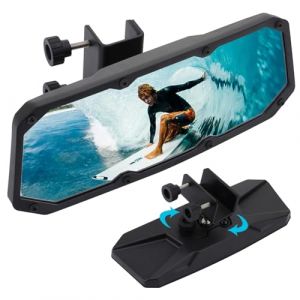 Peosaard Miroir &agrave; arri&egrave;re du Bateau 11x4.2in PP Miroir de Bateau Miroir de Miroir Marin Universel Remplacement de Miroir Ponton &eacute;l&eacute;gant Accessoires de Bateaux, r&eacute;troviseur du Bateau (yunchengshiyanhuquxiongxueshangmaoyouxiangongsi, neuf)