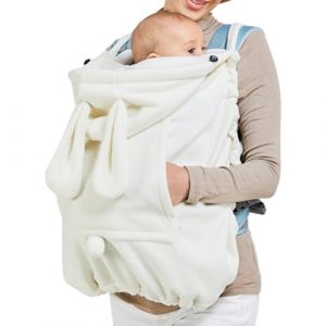 Housse de porte-b&eacute;b&eacute; en forme de lapin mignon, cape &agrave; capuche, couverture douce et coupe-vent, couverture landau lavable, cadeaux pour maman, utilisation en toutes saisons, style 2, d&eacute;coration (HuiHaos, neuf)