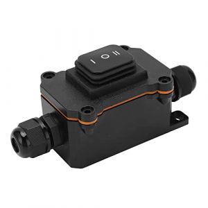 Interrupteur à bascule, 12 V 16 A 6 broches 3 positions ON/OFF/ON interrupteur à bascule IP68 étanche interrupteur à bascule universel pour voiture bateau bateau RV (Hairolory, neuf)