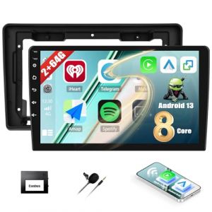 [8-Core 2+64G] CAMECHO Android 15 Autoradio pour Fiat Ducato/Peugeot Boxer/Citroen Jumper, Navi Carplay DSP, 9" &Eacute;cran 2 DIN Radio sans Fil Android Auto GPS WiFi Bluetooth FM/RDS 2USB SWC+Mic+Canbus (Icamecho, neuf)