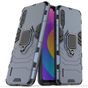 Max Power Digital Coque pour Xiaomi Mi A3 Housse Antichoc avec Anneau Rotatif Aimant Etui Magn&eacute;tique Rigide Dure Armure Bague Support Armure Renforc&eacute;e (Xiaomi Mi A3, Marine) (Max Power Digital, neuf)