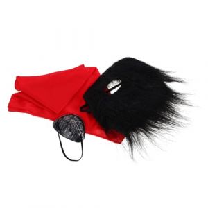 DEARMAMY 1 Jeu ensemble de d&eacute;coration de d&eacute;guisement pour halloween D&eacute;guisement pirate Halloween accessoires halloween d&eacute;corations d'halloween faux masque pour les yeux de pirate (Telinei, neuf)