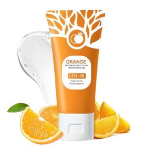 Orange Exfoliating Brightening Gel,Gel Exfoliant Visage Et Corps, Gelee Eclaircissante Gommage, Gentle Exfoliator For Face, Skin Exfoliator For Body (Yaanipa OU, neuf)