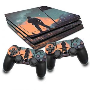 Film de protection autocollant pour jeux console et manettes - En vinyle - Protection contre les rayures - Ajustement parfait - RX022 (PS4 Pro, N° 10 Battlefield) (Finest-Folia, neuf)