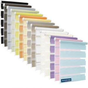 TEXMAXX Store Enrouleur sans percage - 90 x 100 cm en Vert/Store Jour Nuit sans percage/volet Interieur fenetre sans percage - Accessoires Inclus (Texmaxx, neuf)