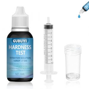 Testeur Duret&eacute; Eau, 15ml Titrant, Kit de Test de Duret&eacute; de L'eau, Measury Test Duret&eacute; de L'eau, Utilisation Facile et Imm&eacute;diate, Test Duret&eacute; Eau, Pour La Duret&eacute; L'assouplissement Spa & Pool Tester (WoTong, neuf)