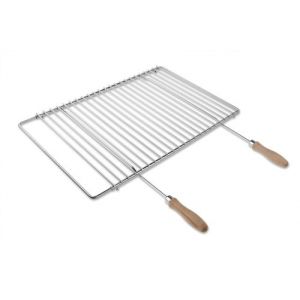 Deos grill Grille de Barbecue en INOX européene, réglable en Largeur, de 50-70x37cm, Grille Extensible (Deos, neuf)