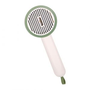 Brosse démêlante pour chat, chaton - Anti-dérapant - Fonction UV - Avec bouton de déverrouillage - Pour le bain, les voyages, les chiots et les chatons (meixuery, neuf)