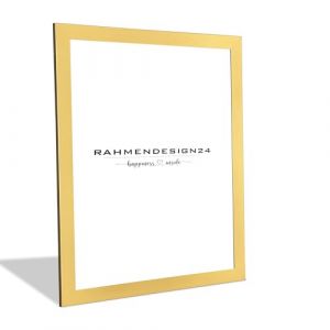 Rahmendesign24 Cadre photo Cadre pour puzzle | Or 60x120cm | Verre acrylique antireflet/anti-reflet | Cadre de galerie Cadre interchangeable Cadre d&eacute;coratif Cadre mural Cadre de table (Rahmendesign24, neuf)