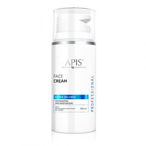 APIS Hydro Balance Crème Hydratante Oxygen pour le visage avec minéraux de la mer Morte, acide hyaluronique, collagène, élastine, protéines de soie | Hydration intense et durable | 100 ml (Apis Natural Cosmetics Sp.z o.o., neuf)