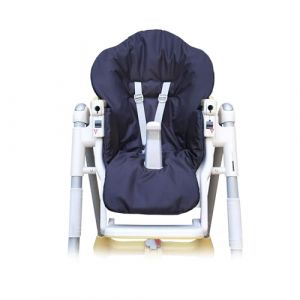 Housse Chaise Haute pour B&eacute;b&eacute;, Housse de rechange pour coussin d'assise Peg Perego, Prima Pappa, Diner Noir (aveanit.store, neuf)