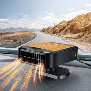 Chuankefanxing Chauffage pour Voiture, Chauffage Portable 12 V 200 W, Ventilateur 2 en 1 &agrave; Chauffage et Refroidissement Rapides avec Prise Allume-Cigare, d&eacute;givreur de Pare-Brise avec Rotation &agrave; 360 (Chuankefanxing, neuf)