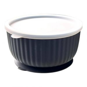 Gamelles pour chat avec ventouse de 400 ml avec couvercle en silicone – Gamelle surélevée en silicone avec fond antidérapant pour nourriture sèche, nourriture humide et eau – Gamelle d'eau en silicone (KotomodaCatWear, neuf)