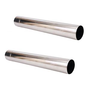 CNANRNANC Tuyau de chemin&eacute;e en acier inoxydable, tuyau de po&ecirc;le rond en acier inoxydable, tuyau de chemin&eacute;e, tuyau de chemin&eacute;e pour une &eacute;vacuation s&ucirc;re des gaz de combustion, &Oslash; 6 cm (Elton-EU, neuf)