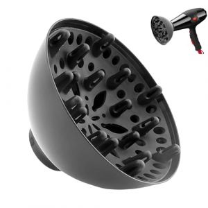 Diffuseur de cheveux bouclés – Diffuseur de cheveux portable | Fournitures de soins de beauté pour l'été, le matin, les vacances, le spa, les voyages, la nuit, séchage à la chaleur, ondulés, ondulés (xiaodo, neuf)