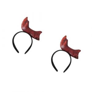 HANABASS 2 Pièces Bandeau Tête Femme Tissu Doux avec Motif Pied de Cochon Tête Confortable pour Maquillage Lavage Visage Accessoire Halloween et Fête (Erxinu, neuf)