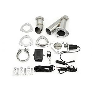 Clapet echappement. Valve echappement. Soupape voiture. électrique 76 mm en acier inoxydable - Clapet de commande d'échappement. Exhaust valve. (PROPARTS 2018 LTD., neuf)
