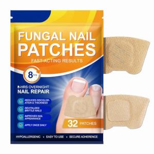 Luckinwish Toenail,Luckinwish Nail Fungus,Nail Repair Patches,Fungal Nail Patches For Toenails Extra Strong,Ingrown Toenail Corrector Patch,Helps Restore Nail Resilience For A Smoother (32Pcs) (JUZE, neuf)