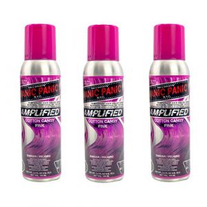 Manic Panic - Cotton Candy Pink Colour Spray Uk Vegan Cruelty Free Temporary Pink Hair Colour - 2 x 100ml (Solretail LTD, neuf)