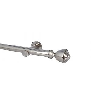 Sento 25mm Kit de Tringle à Rideau Metal, Modern, Acier Inoxydable Avanti 240 cm (2x120cm) (sento-shop, neuf)