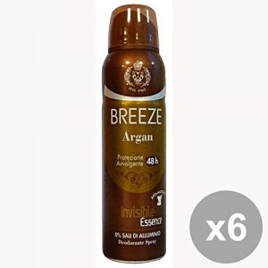 BREEZE Set 6 D&eacute;odorant Spray Argan 150 ml Soins du corps (Amami Beauty Shop, neuf)