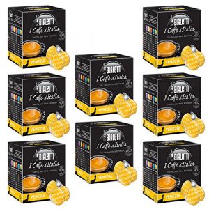 Lot de 128 capsules à café Bialetti pour Mokona Mokissima, Tasse très diva cœur - Venise (BELOTTI DISTRIBUTION, neuf)