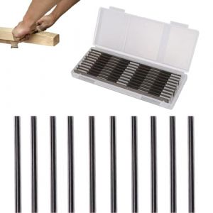 Lames R&eacute;versibles Raboteuse 82mm Rabot Electrique Lame 82x5.5x1.2mm Lames De Rabot for Travail du Bois Power Tool Pi&egrave;ces 10 PCS (HYXIN-EU, neuf)