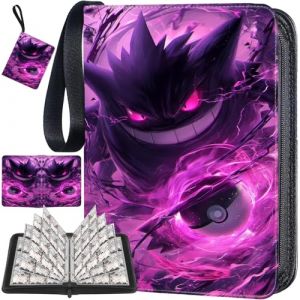 Classeur Carte Capacit&eacute; de 50 Pages de 900 Cartes, Pochette Album Classeur Carte One Piece, Range Porte Cartes Portable &Eacute;tanche, pour Collecter et &Eacute;changer (Scsuper, neuf)