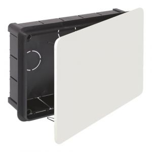 RASMACOR Bo&icirc;te d'enregistrement encastr&eacute;es 200 x 130 x 60 cm | Bo&icirc;te de d&eacute;rivation encastr&eacute;e avec Couvercle | Couvercle avec griffes m&eacute;talliques | Bo&icirc;te encastr&eacute;e &eacute;lectrique 200x130x60 (Rasmacor✅, neuf)