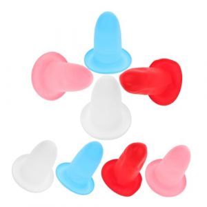 SOLUSTRE 8pi&egrave;ces Housse &Eacute;lastique Silicone Pour Bouteille De Voyage Manchon &Eacute;tanche Pour Conteneur De Voyage Housse De Bouteille De Shampoing Et Lotion Lot (Quxinen, neuf)