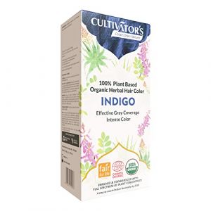 Coloration pour cheveux 100% BIO - INDIGO - FAIR TRADE - VEGAN (LESS WASTE, neuf)