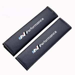 SUDORF Lot de 2 Rembourrage de Ceinture de s&eacute;curit&eacute; pour Hyundai N Performance I30N I35 Accent Veloster Solaris Fibre de Carbone Coussin Protection S&eacute;curit&eacute; &Eacute;pauli&egrave;re (xiaofanbaihuodian, neuf)