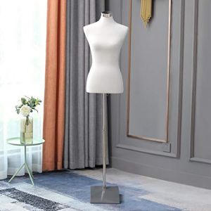 Loywe Mannequin de couture Buste de femme r&eacute;glable en Hauteur Taille 36/38 Blanc LW6020W (J.L.Sun GmbH, neuf)