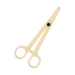 SKISUNO Lot de 5 Pinces &agrave; Percer Jetables Beige Pinces pour Piercing Corporel en Plastique Hygi&eacute;nique Adapt&eacute;es au Per&ccedil;age de Langue Nez et Sourcils Accessoires Piercing Professionnels (Kostowmer, neuf)