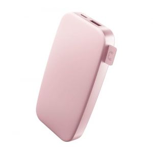 Fresh 'n Rebel Batterie Externe - Entr&eacute;e et Sortie USB-C - Charge Rapide (Fast Charge 20W) - 6 Fonctions de s&eacute;curit&eacute; - Powerbank pour iPhone et Android (Pastel Pink, 12000mAh) (Fresh 'n Rebel, neuf)