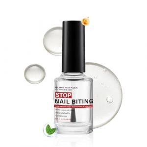 Vernis &agrave; ongles No Bite &ndash; Formule au go&ucirc;t de 12 ml, dissuasif sans danger pour les, couche de protection transparente | Traitement de correction des habitudes avec pr&eacute;vention de la succio (jiamei fr shop, neuf)