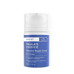 Paula's Choice RESIST Anti Âge Crème de Nuit Réparatrice Intensive - Crème Hydratante Visage Éliminer les Taches Brunes et Atténue les Rougeurs - avec Huile de jojoba - Peaux Sèches - 50 ml (Paula's Choice Europe, neuf)