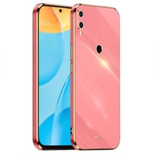 EASSGU [Cadre Galvanis&eacute; Coque pour Huawei P20 Lite (2018) (5.84" inches) Etui de Protection en Silicone TPU - Rouge (EASSGU, neuf)