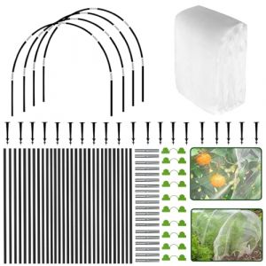 HIQE-FL Filet De Jardin Exterieur,3X10M,Tunnel De Jardin pour Lit Surélevé,Filet De Protection Anti-Insectes,Tunnel De Jardin,Filet Anti Insectes Jardin,Insectes Protection Maille (HIQE-DE, neuf)