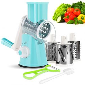 Wuciray Coupe Legumes Trancheuse Manuel Multifonctionnel 3 Lames Mandoline Rape Carottes Manuel Rapées Rapeuse Decoupe Pour Trancher Couper Râper Rape Legume Rapeuse Legume Manuelle (HYYM, neuf)