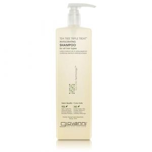 Giovanni Cosmetics Tea Tree Triple Treat Invigorating Shampoo, 24 Oz (Gorgeous Result, neuf)