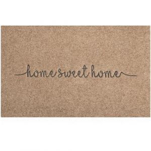 Lzuso Paillasson Home Sweet Home - Tapis de Bienvenue pour extérieur et intérieur - Durable - Profil Bas - Antidérapant - pour entrée de Maison, entrée extérieure, Cour, Sol, terrass (Kyucheng, neuf)