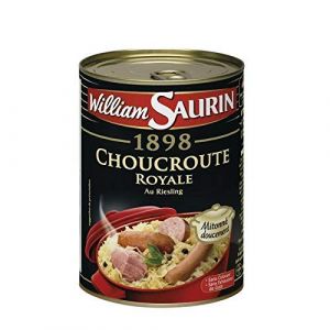 WILLIAM SAURIN - Choucroute Royale 400 G - Lot De 4 - livraison offerte (A TA PORTE, neuf)