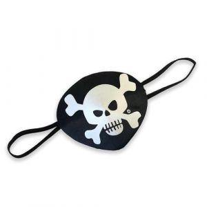 Liontouch - Cache-œil Pirate - Capitaine Rayure Rouge - 3+ Ans | Jouet en Mousse pour Petits Garçons avec Motif Crâne - Accessoire Idéal pour Déguisements et Costumes pour Naviguer dans Les Caraibes (Liontouch, neuf)