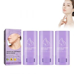 Stick de soin pour le cou de Samuwak, Cr&egrave;me pour le cou de Samuwak, Cr&egrave;me de soin pour le cou de Samuwak, Samuwak Anti Winkle Neck Firming Stick, Tighten Lift Neck Stick pour les femmes (3pcs) (pzqjiuumlpz, neuf)