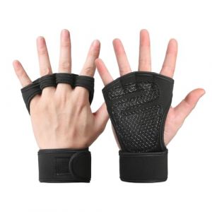 KYLOS Gants Cyclisme Demi-Doigts, Gants D'Entraînement Ouverts, Gant Fitness Gel Anti-Choc Anti-Dérapage, Gants De Sport Respirants, Pour Crossfit, Bodybuilding, Callisthénie, Powerlifting (liqiangdeouzhoudianpu, neuf)