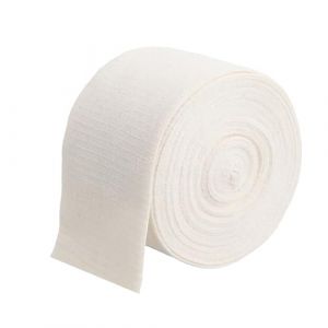 Bandage Tubulaire élastique, 6,25 CM x 10M Bandage de Soutien Tubulaire, Bandage de Pansement de Gaze, Rouleau de Bandage de Compression, Bandage Respirant, Tubular Bandage pour Plâtre/Chevilles/Bras (Fukuhaza, neuf)