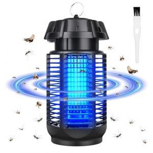Lampe Anti Moustique, GuKKK Lampe Anti Mouche 20W 3500V UV Tueur d'Insectes Étanche, Anti Moustique, Piège à Moustique Destructeur d' Insectes Attrape, Insectes Répulsif Efficace Portée 80m² (FLOVOCO, neuf)