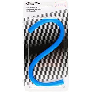 Graphoplex R&egrave;gle courbe flexible 30 cm bleu (Youdoit, neuf)