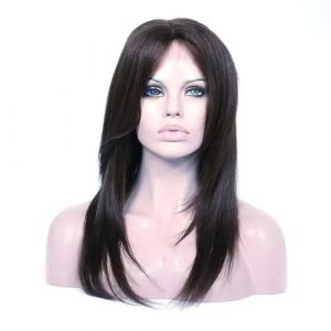 Perruque Cheveux Humains Lace Frontale Cheveux Naturels Perruque Femme Moyen Long Cheveux Naturels Perruque Lace Frontale (Jingqijin, neuf)